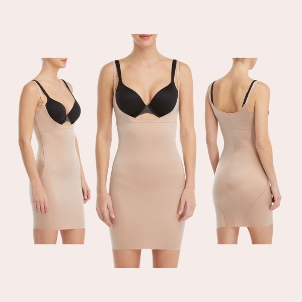 Spanx Shape My Day Open-Bust Full Slip - Natural