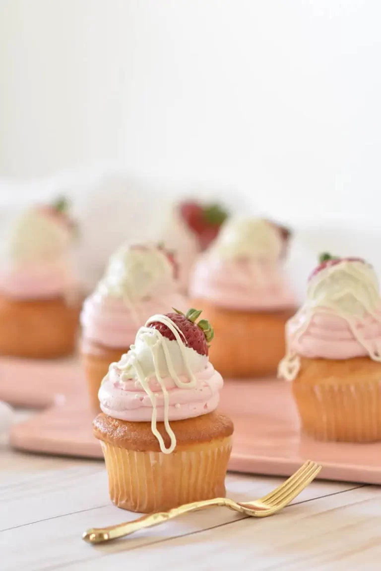 Strawberry Cream Cupcake