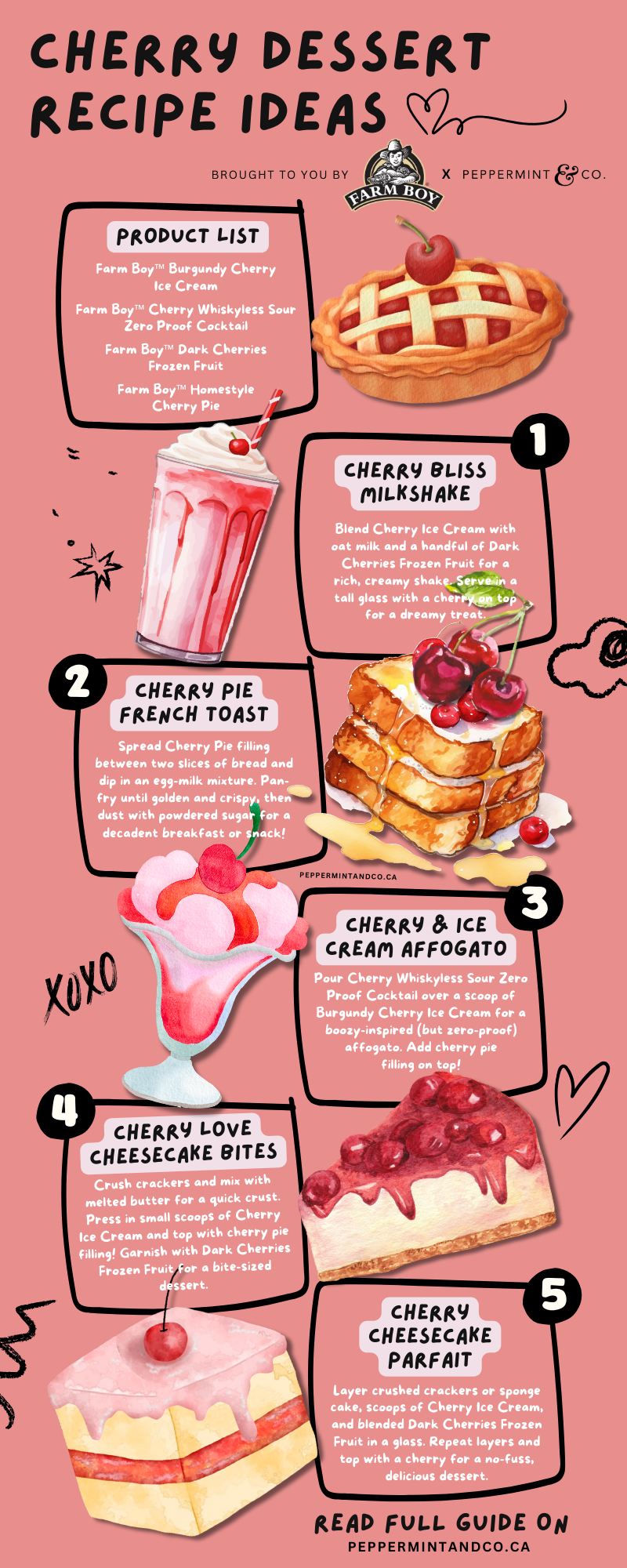 Cherry Products Recipe Ideas : For Valentine’s And Galentine’s